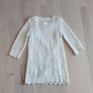 Cherokee Knit Dress with Scalloped Hem